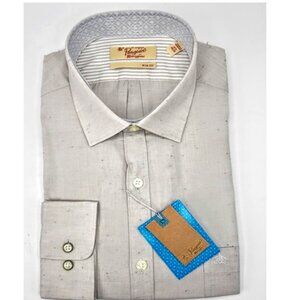 PENGUIN MUNSINGWEAR MEN WEAR DRESS SLIM FIT LINEN SHIRT